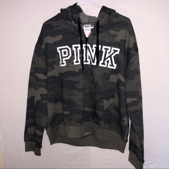 PINK Victoria's Secret Sweaters - camo quarter zip - NWT